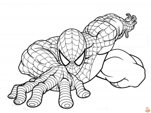 Coloriage Spiderman : Imprimez des dessins à colorier Spiderman sur GBcoloriage